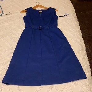 Tahari dress blue size 2